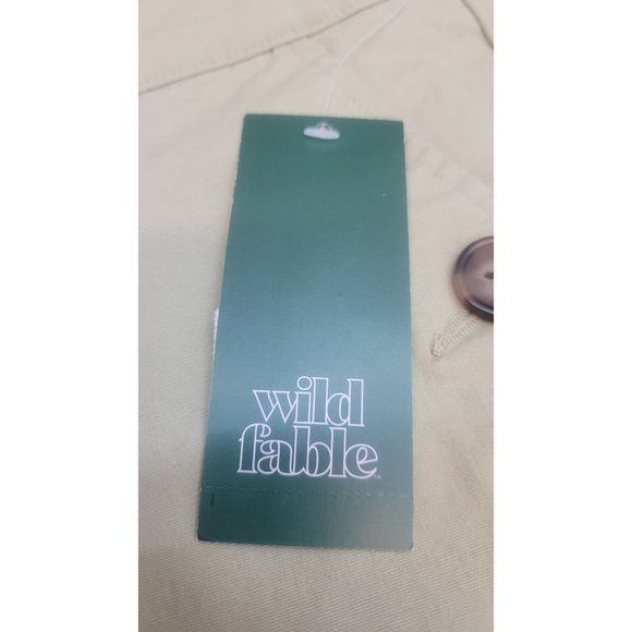 Women's High-Rise Chino Mini Skirt - Wild Fable Beige 10 - Picture 6 of 8